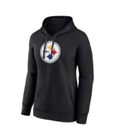 Men's Fanatics Branded T.J. Watt Black Pittsburgh Steelers Player Icon Name  & Number Pullover Hoodie