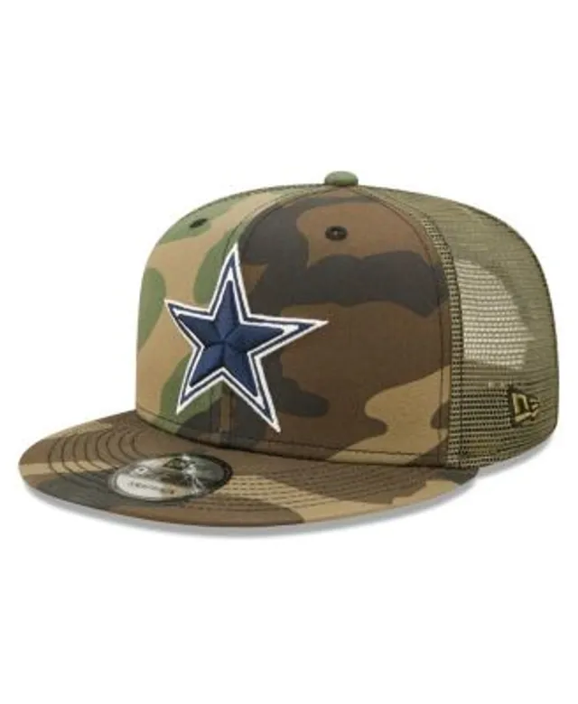 Dallas Cowboys New Era Reversible Bucket Hat - Navy/Camo