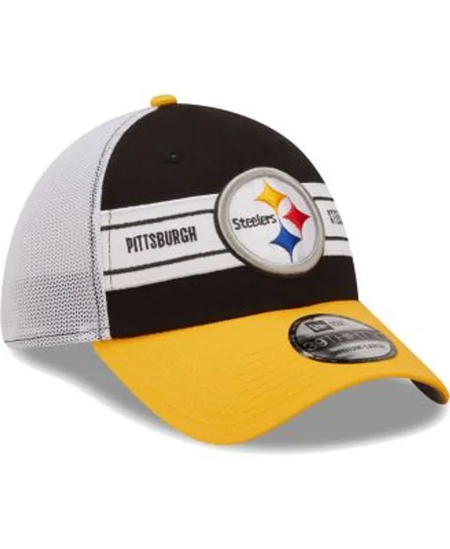 Youth New Era Black/Gold Pittsburgh Steelers Surge 39THIRTY Flex Hat