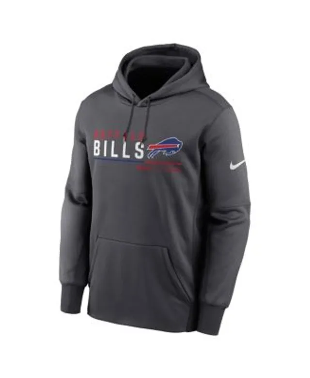 Nike Men's Anthracite Buffalo Bills Prime Logo Name Split Pullover Hoodie