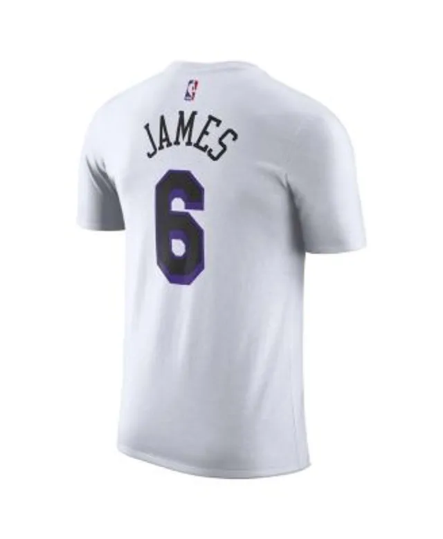 Nike Men's LeBron James Los Angeles Lakers Icon Swingman Jersey - Macy's