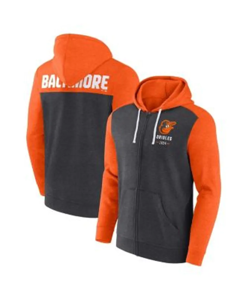 Men's Fanatics Branded Heathered Gray/Black Baltimore Orioles