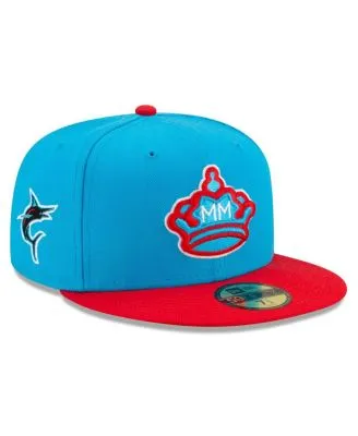 Miami Marlins New Era City Connect 59FIFTY Fitted Hat -Turquoise