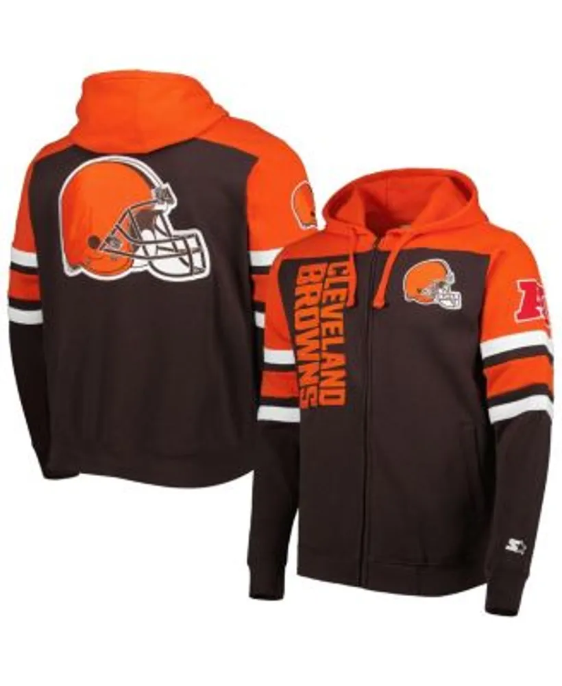 New NFL Cleveland Browns Nike Fan Gear Historic Anorak Quarter Pullover  Jacket