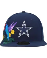 New Era Dallas Cowboys Heather Black White 59FIFTY FITTED Cap - Macy's