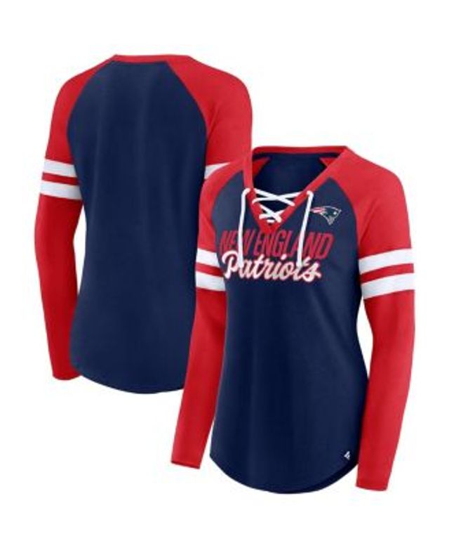 New Era Women's Atlanta Falcons Lace Up Raglan T-shirt