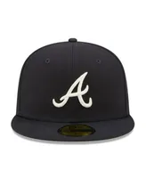 Atlanta Braves Historic Champs World Series Navy red New Era 59fifty fitted  hat