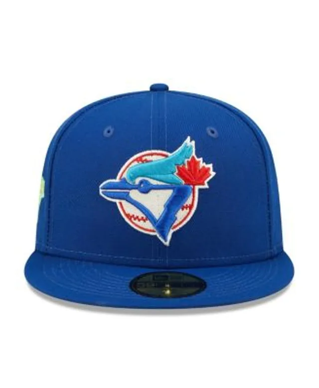 New Era Men's New Era Royal Toronto Blue Jays 1992 World Series Champions  Citrus Pop UV 59FIFTY Fitted Hat