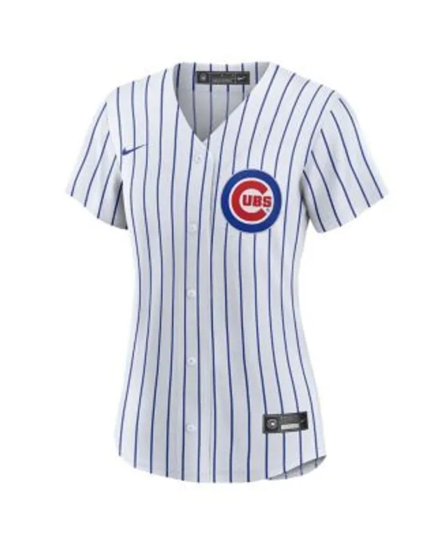 Men's Nike Dansby Swanson White Chicago Cubs Replica Player Jersey, M