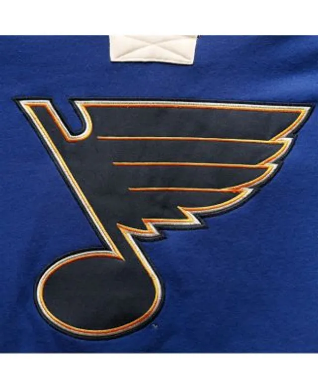 St. Louis Blues NHL Men's Embroidered Logo Full Zip Hoodie Navy Blue