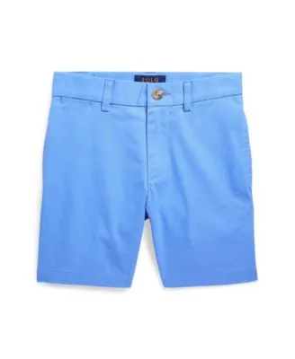 Toddler and Little Boys Straight Fit Flex Abrasion Drawstring Twill Shorts