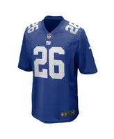 Nike Men's Saquon Barkley Royal New York Giants Player Name and