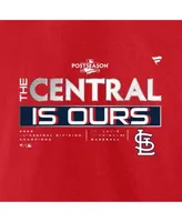 Fanatics Men's Branded Red St. Louis Cardinals 2022 Postseason Locker Room  Big and Tall T-shirt