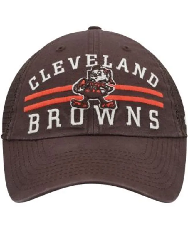 Men's '47 Brown Cleveland Browns Franchise Logo Fitted Hat Size: Medium