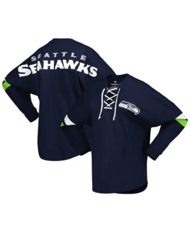 Outerstuff Preschool Neon Green Seattle Seahawks Primary Logo Long Sleeve T-Shirt