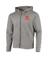 Dunbrooke Men's Heathered NFL Trophy Fleece Full-Zip Hoodie