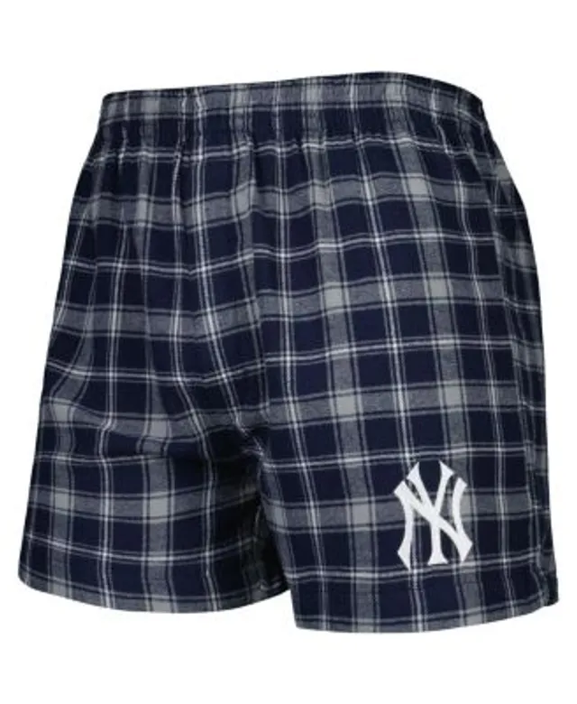 Men's Houston Astros Concepts Sport Navy/Orange Ledger Flannel Boxers