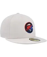 Men's New Era Khaki/Olive Chicago White Sox Pink Undervisor 59FIFTY Fitted Hat