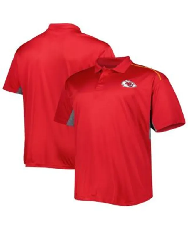 Kansas City Chiefs Red Striped Polo Shirt by Fanatics