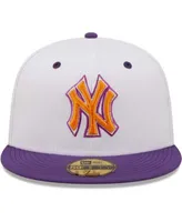 New Era Men's White, Purple New York Yankees 2000 World Series