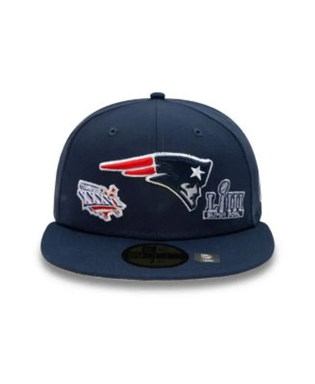 Men's New Era Navy New England Patriots Historic Champs 59FIFTY