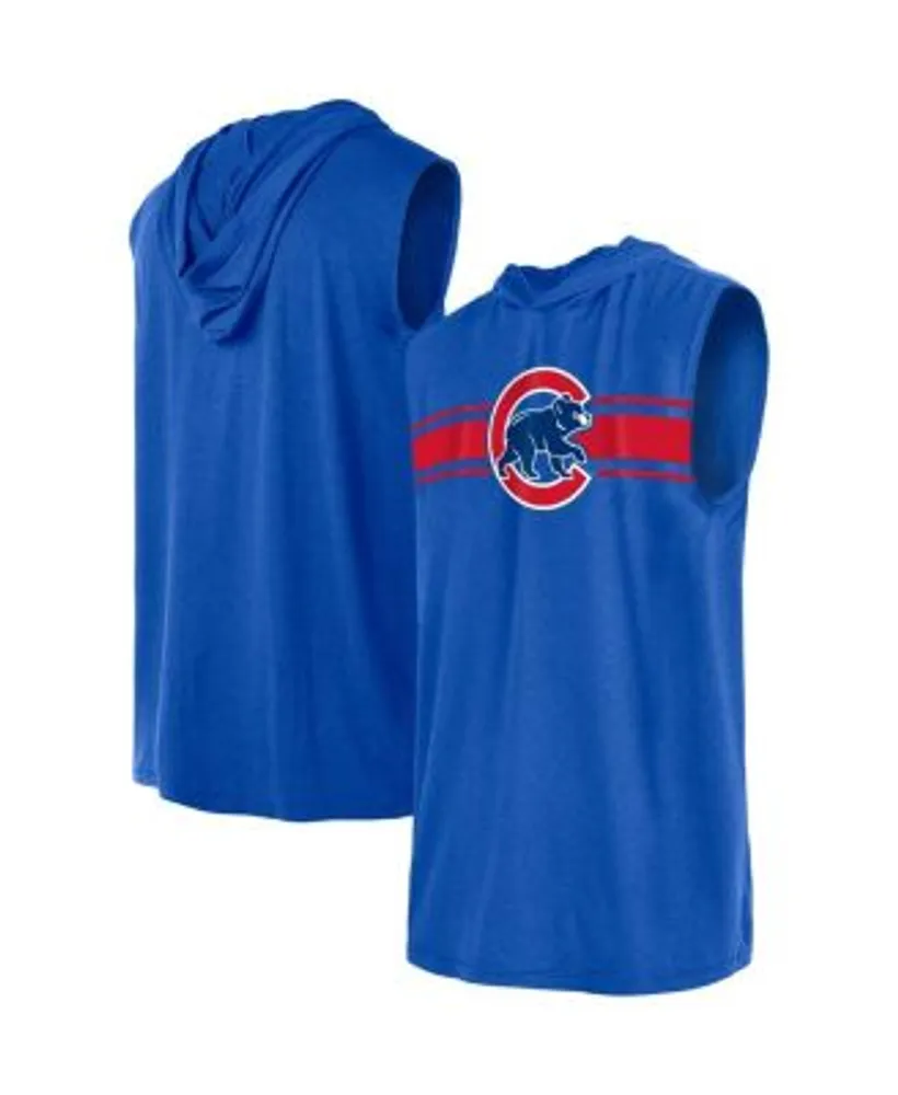 Chicago Cubs Stitches Sleeveless Pullover Hoodie - Royal