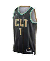 Youth Nike LaMelo Ball Black Charlotte Hornets 2022/23 Swingman Jersey - City Edition Size: Large