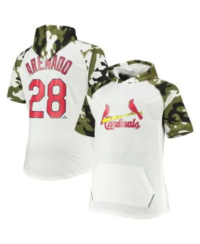 Men's Atlanta Braves Ronald Acuna Jr. White/Camo Player Big & Tall Raglan  Hoodie T-Shirt