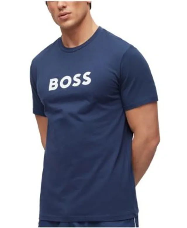 BOSS - BOSS x AJBXNG relaxed-fit logo-print T-shirt with monogram jacquard