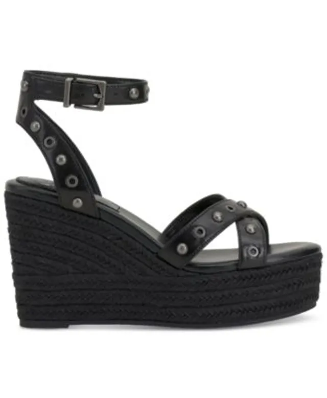 Vince Camuto Fettana Ankle-Strap Espadrille Platform Wedge Sandals