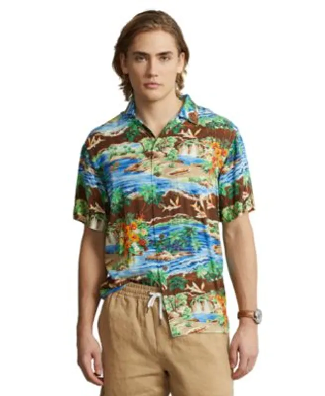 Lids Texas Rangers Tommy Bahama Baseball Camp Button-Up Shirt