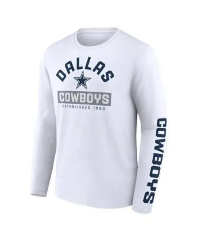 Men's Fanatics Branded Navy Dallas Cowboys Square Off Long Sleeve T-Shirt