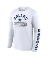 Men's Fanatics Branded Navy Dallas Cowboys Heavy Hitter T-Shirt