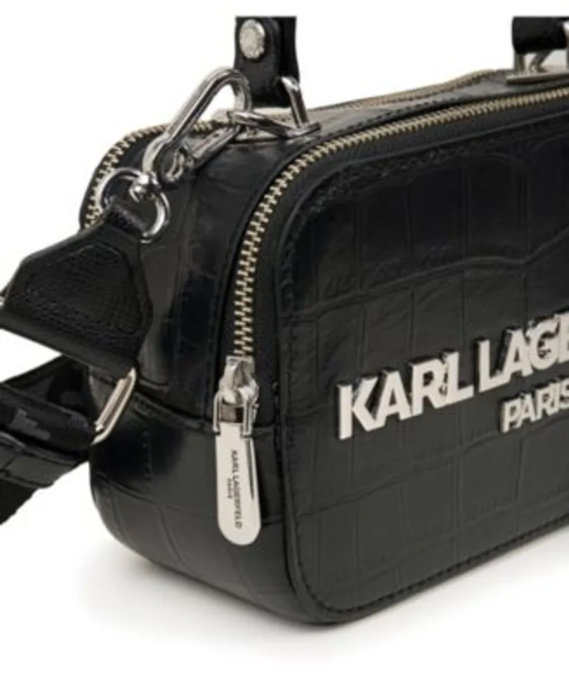 Karl Lagerfeld, Bags, Karl Lagerfeld Clutch Velour Cherry Color