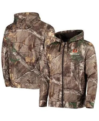 Men's Dunbrooke Black/Realtree Camo Seattle Seahawks Decoy Tech Fleece Full-Zip  Hoodie