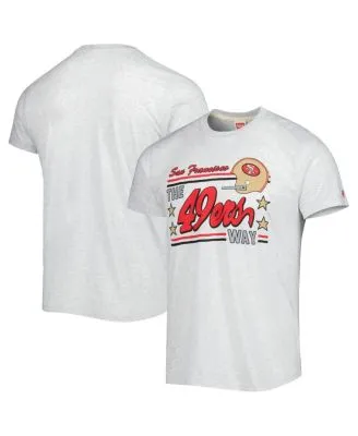 Men's Seattle Mariners Homage Gray Grateful Dead Tri-Blend T-Shirt