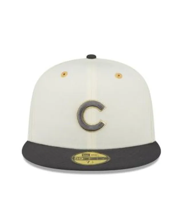 Men's New Era Cream/Charcoal Chicago White Sox 2003 MLB All-Star Game Chrome 59FIFTY Fitted Hat