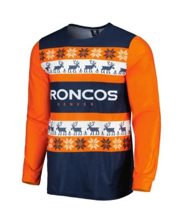 Youth Orange Denver Broncos Long Sleeve T-Shirt & Pants Set