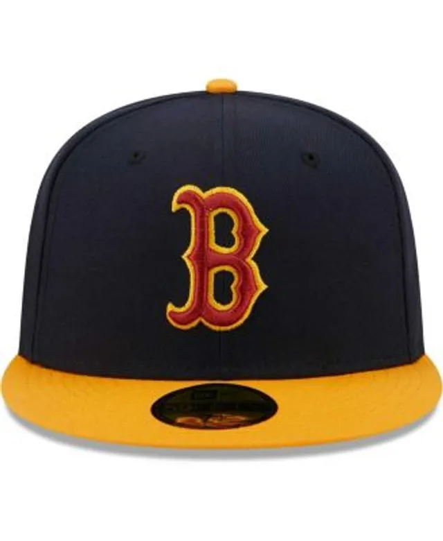 Boston Red Sox New Era Logo 59FIFTY Fitted Hat - Grape