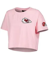 Women's Buffalo Bills Pro Standard Pink Cropped Boxy T-Shirt