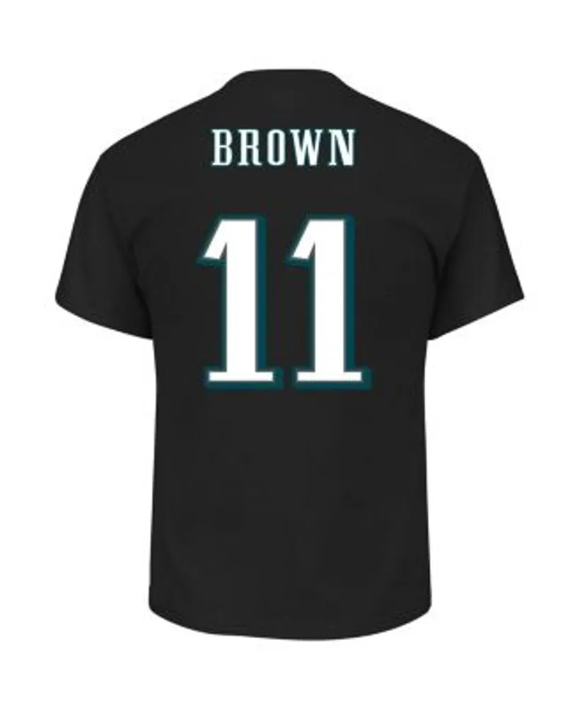 Men's Pro Standard A.J. Brown Black Philadelphia Eagles Player Avatar  Graphic T-Shirt