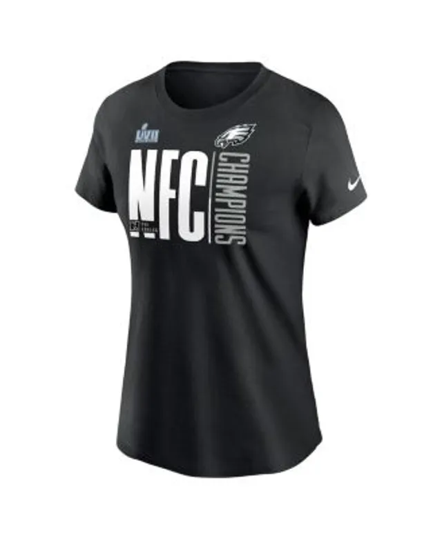 Philadelphia Eagles Nike 2022 NFC Champions Locker Room Trophy Collection T- Shirt - Gray