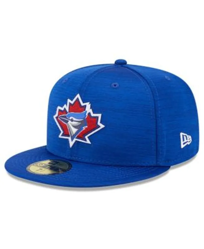 Men's New Era Red Toronto Blue Jays White Logo 59FIFTY Fitted Hat
