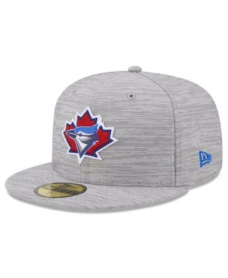 New Era Men's White and Royal Toronto Blue Jays State 59FIFTY Fitted Hat