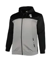 Profile Men's Black, Gray Chicago White Sox Big and Tall Yoke Full