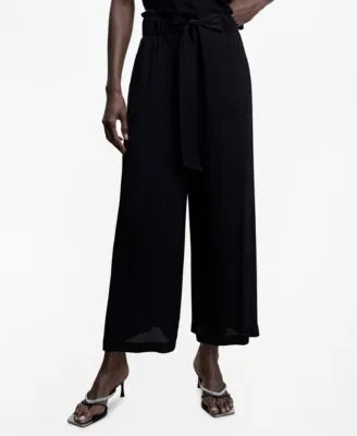 Women's Bow Culottes Pants