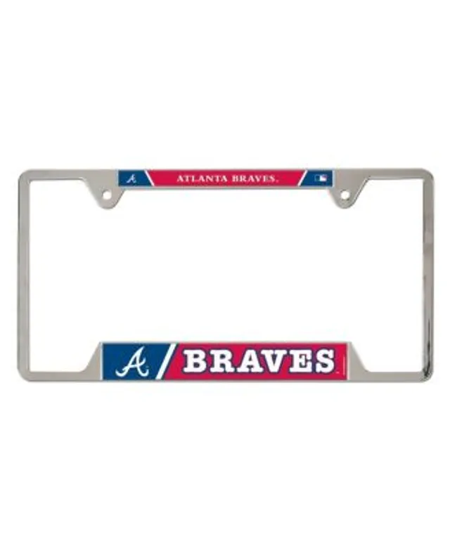 Wincraft Atlanta Braves Chrome Color License Plate Frame