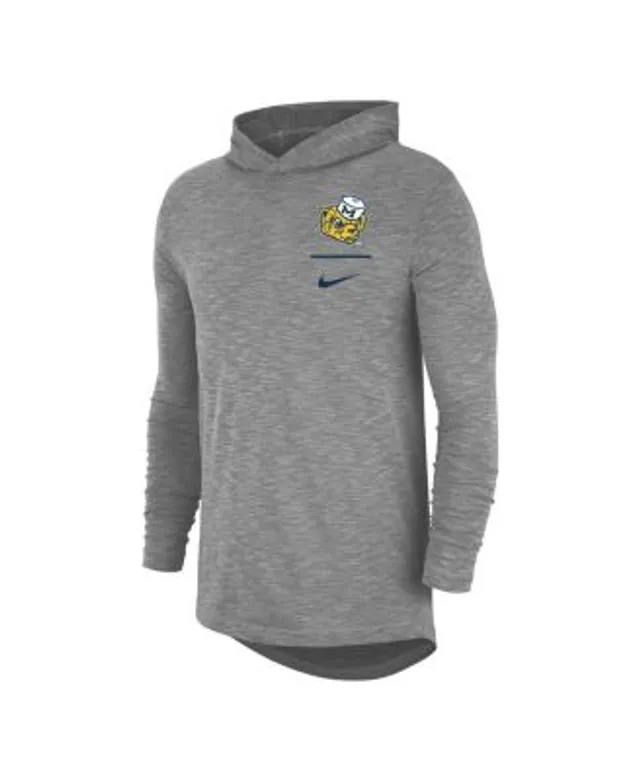 Wyoming Cowboys Youth Performance Hoodie - Heather Grey