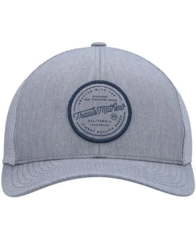 TravisMathew Men's Widder 2.0 Snapback Hat in Heather Grey