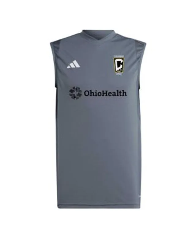 Columbus Crew adidas 2023 On-Field Sleeveless Training Jersey - Gray